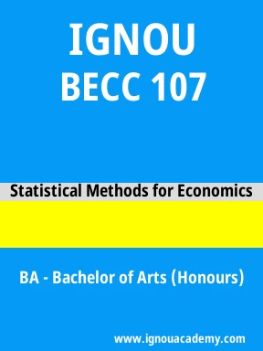 BECC 107 Solved Assignment
