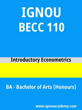BECC 110 Solved Assignment
