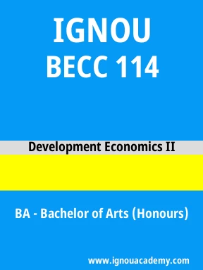 BECC 114 Solved Assignment