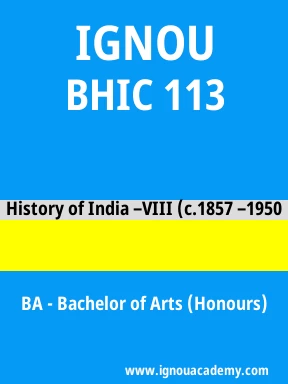 BHIC 113 Solved Assignment