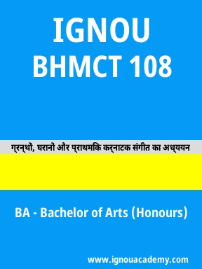 BHMCT 108 Solved Assignment