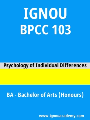 BPCC 103 Solved Assignment