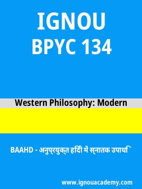 BPYC 134 Solved Assignment