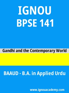 BPSE 141 Solved Assignment