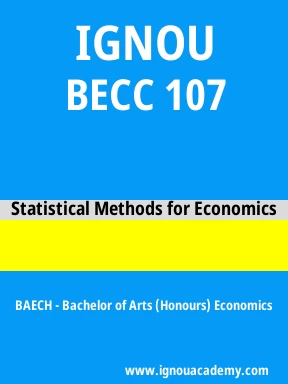 BECC 107 Solved Assignment