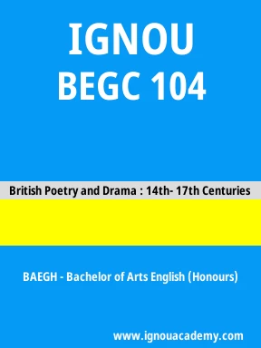 BEGC 104 Solved Assignment
