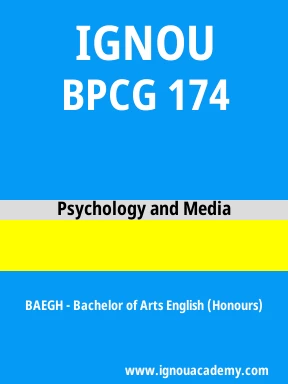 BPCG 174 Solved Assignment
