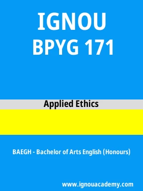 BPYG 171 Solved Assignment