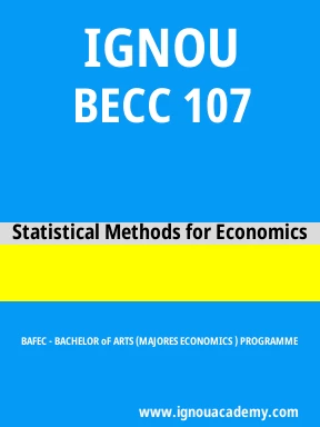 BECC 107 Solved Assignment