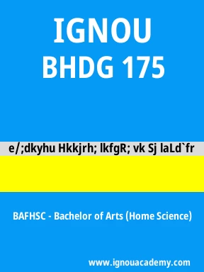 BHDG 175 Solved Assignment