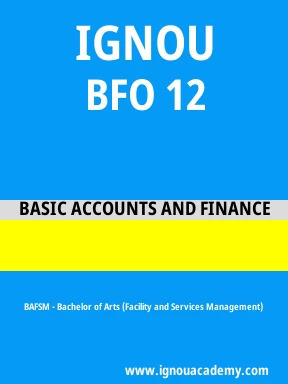 BFO 12 Solved Assignment