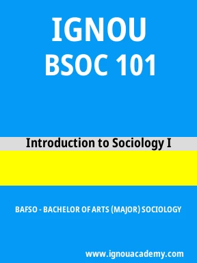 BSOC 101 Solved Assignment