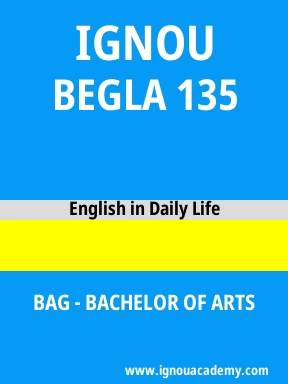 BEGLA 135 Solved Assignment