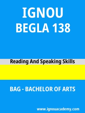BEGLA 138 Solved Assignment
