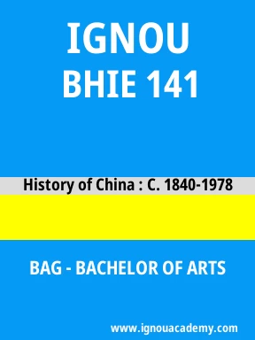 BHIE 141 Solved Assignment