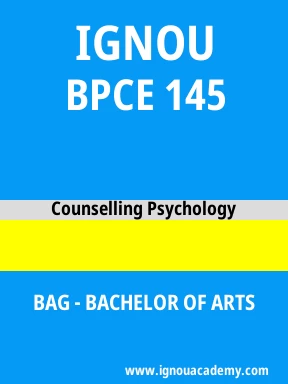 BPCE 145 Solved Assignment