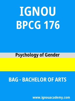 BPCG 176 Solved Assignment