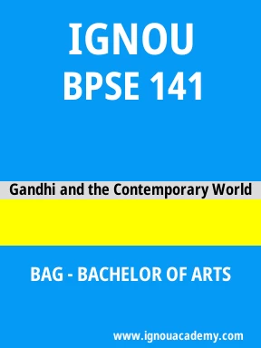 BPSE 141 Solved Assignment