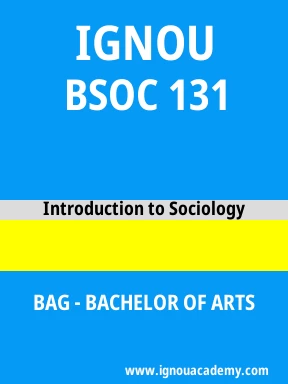 BSOC 131 Solved Assignment