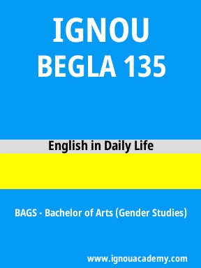 BEGLA 135 Solved Assignment