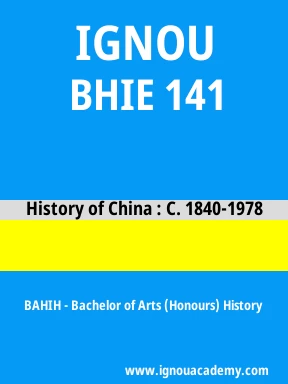 BHIE 141 Solved Assignment