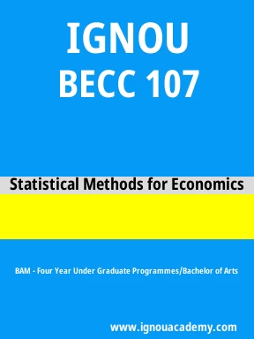 BECC 107 Solved Assignment