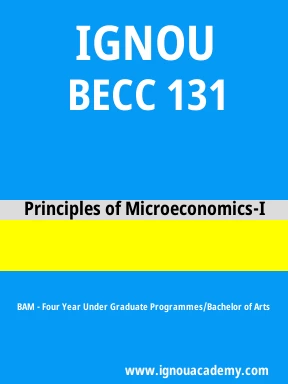 BECC 131 Solved Assignment