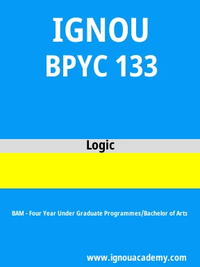 BPYC 133 Solved Assignment