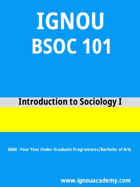 BSOC 101 Solved Assignment