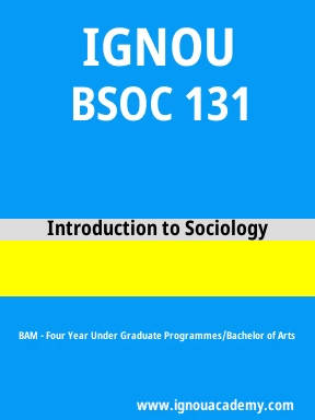 BSOC 131 Solved Assignment