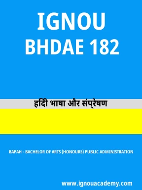 BHDAE 182 Solved Assignment