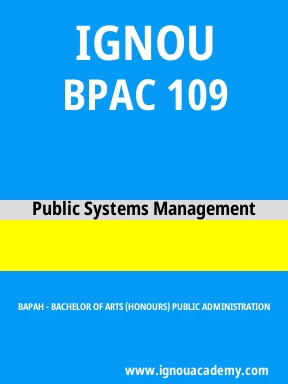 BPAC 109 Solved Assignment