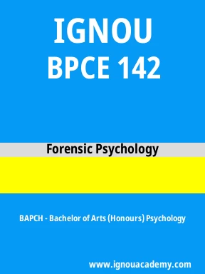 BPCE 142 Solved Assignment