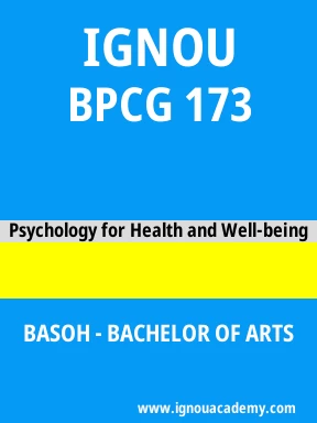 BPCG 173 Solved Assignment
