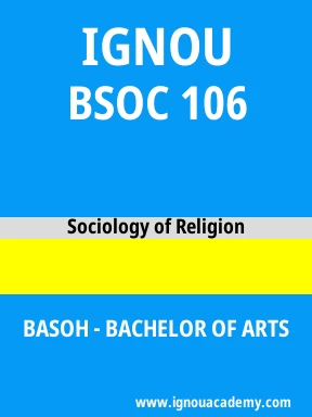 BSOC 106 Solved Assignment