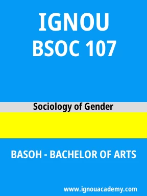 BSOC 107 Solved Assignment