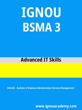 BSMA 3 Solved Assignment