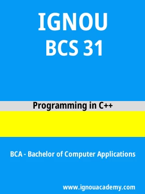 BCS 31 Solved Assignment
