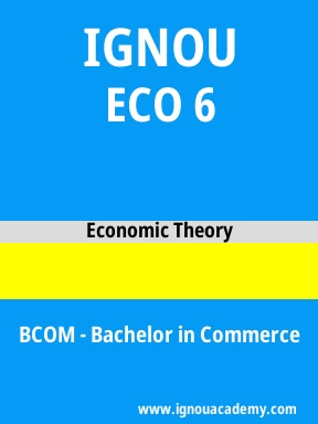 ECO 6 Solved Assignment
