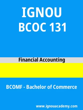BCOC 131 Solved Assignment