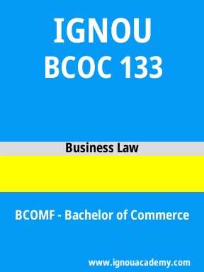 BCOC 133 Solved Assignment