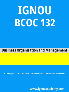 BCOC 132 Solved Assignment