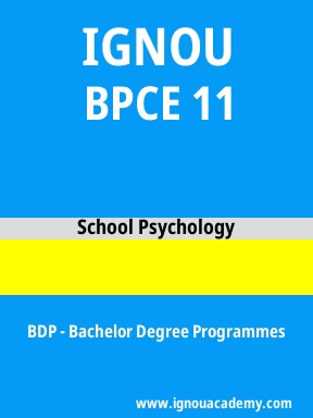 BPCE 11 Solved Assignment