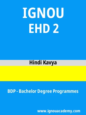 EHD 2 Solved Assignment
