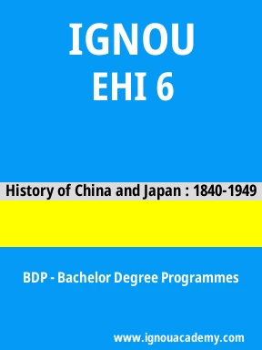 EHI 6 Solved Assignment