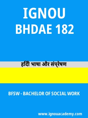 BHDAE 182 Solved Assignment