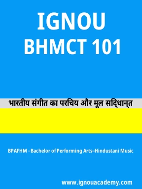 BHMCT 101 Solved Assignment