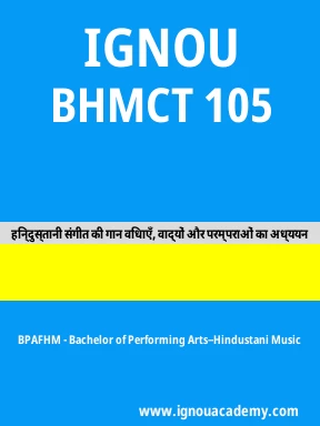 BHMCT 105 Solved Assignment