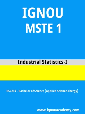 MSTE 1 Solved Assignment