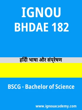 BHDAE 182 Solved Assignment
